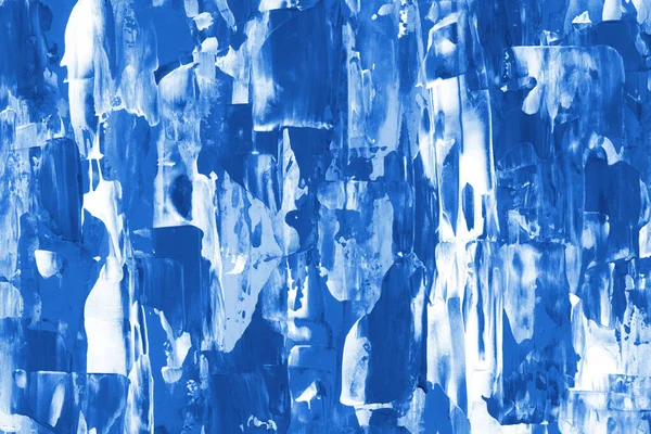 Fondo Patrón Abstracto Acrílico Azul — Foto de Stock