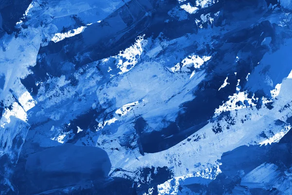Azul Acrílico Abstrato Fundo Padrão — Fotografia de Stock