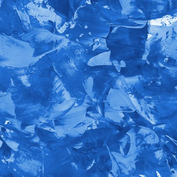 Fond Abstrait Acrylique Bleu — Photo