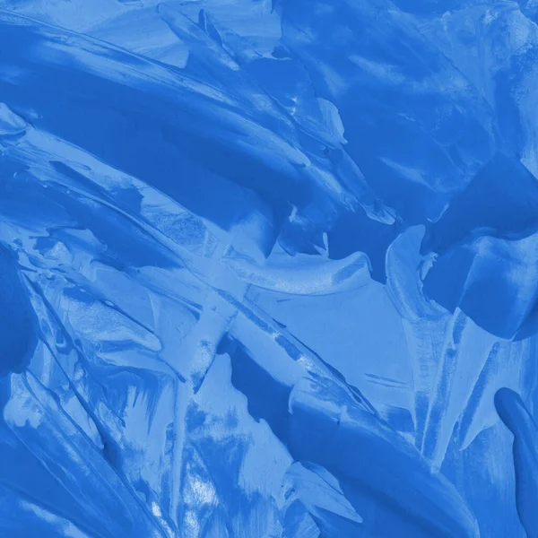 Blå Akryl Abstrakt Mönster Bakgrund — Stockfoto