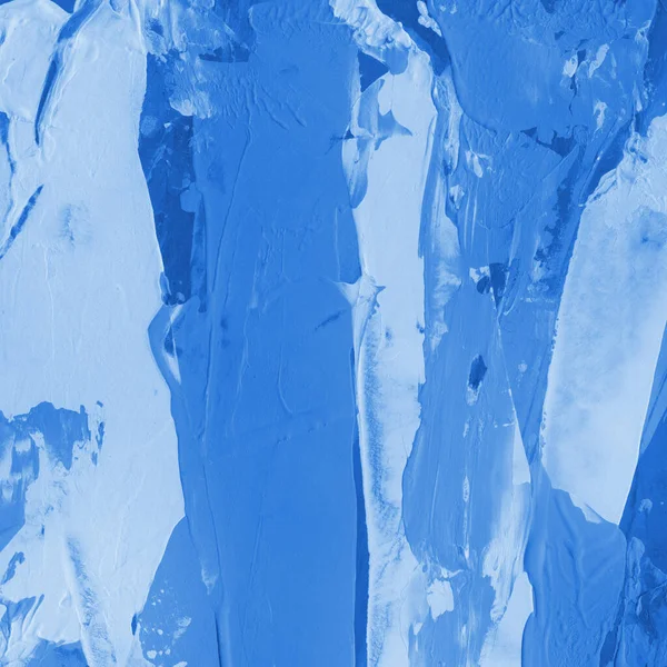Blauwe Acryl Abstracte Patroon Achtergrond — Stockfoto