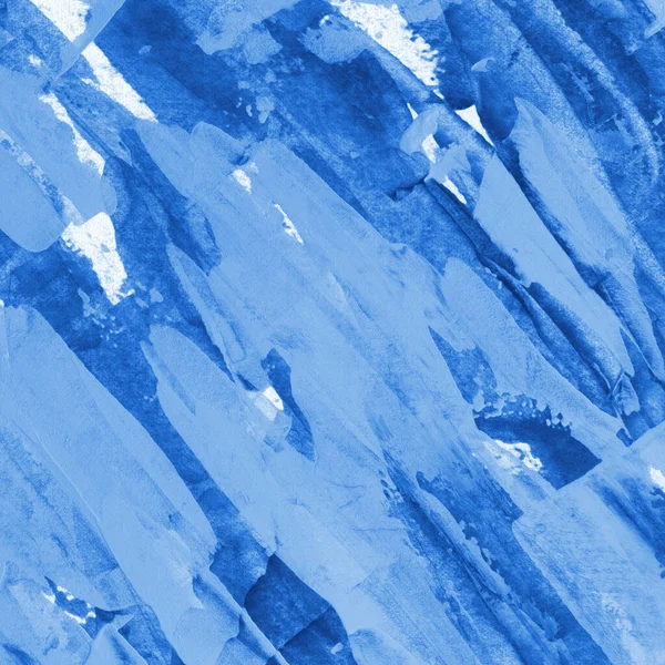 Blauwe Acryl Abstracte Patroon Achtergrond — Stockfoto