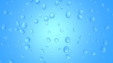 3d Render su damlaları