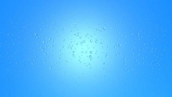 Water drops 3D Render — Stock Photo, Image