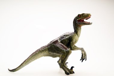 Isolated dinosaur on white background clipart