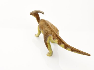 Beyaz arka planda izole dinozor
