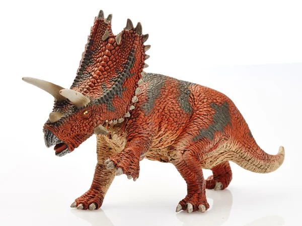 Beyaz arka planda izole dinozor