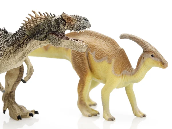 흰색 배경에서 고립 된 공룡 — 스톡 사진