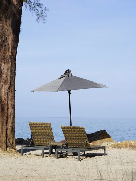 Beach chairs — Stock Photo, Image