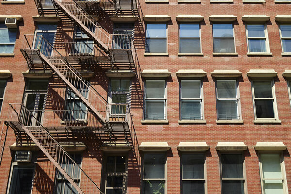 Apartment buildings in New York City - USA