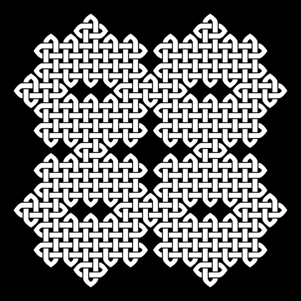 Orientaliska (kinesisk, koreansk eller japansk) knut. Knut ikon. Knut form. Vektor illustration. — Stock vektor