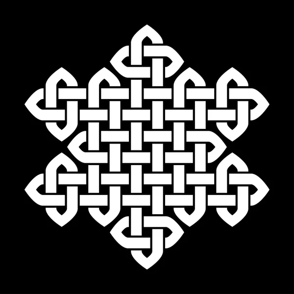 Oosterse (Chinese, Koreaanse of Japanse) knoop. Knoop pictogram. De vorm van de knoop. Vectorillustratie. — Stockvector