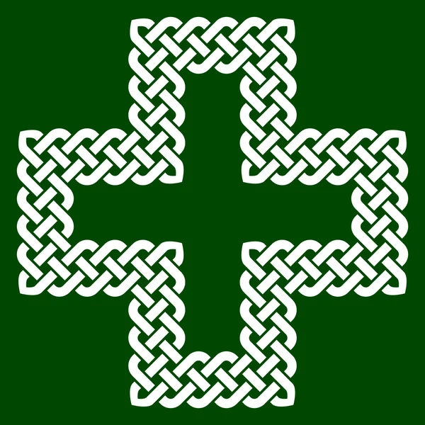 En keltisk stil cross form Knut, vektor illustration — Stock vektor