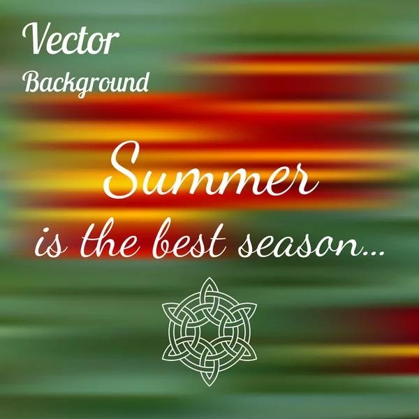 Fondo vectorial abstracto con colores naturales de verano — Vector de stock