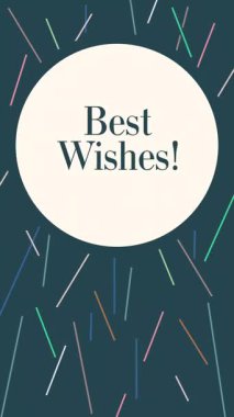 Evrensel selamlamalı vektör videosu