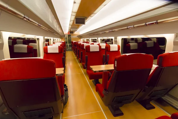 Interior of a train carriage