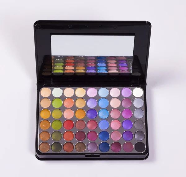 Professional color eye shadow palette — Stock Photo, Image