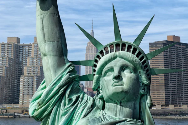 Estátua da liberdade em Nova Iorque — Fotografia de Stock