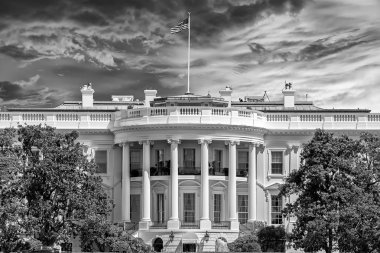 Washington Beyaz Saray'da b&w