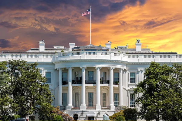 Casa Blanca de Washington al atardecer — Foto de Stock