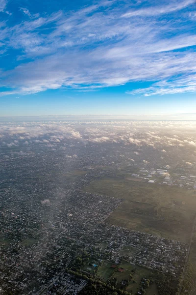 Buenos aires vista aérea paisagem urbana — Fotografia de Stock