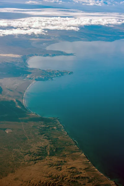 Patagonia letecký pohled z letadla — Stock fotografie