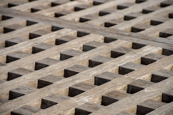 Piraten schip hout Patrijspoort detail — Stockfoto