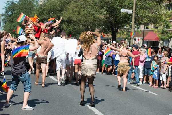 Montreal, kanada - 18. august 2013 - gay pride parade — Stockfoto