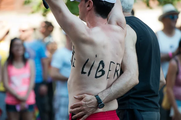 Montreal, kanada - 18. august 2013 - gay pride parade — Stockfoto