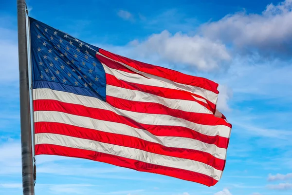 Bandera americana estrellas y rayas — Foto de Stock