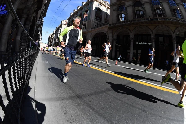 GENOA, ITÁLIA - ABRIL, 24 2016 - Maratona anual não competitiva — Fotografia de Stock