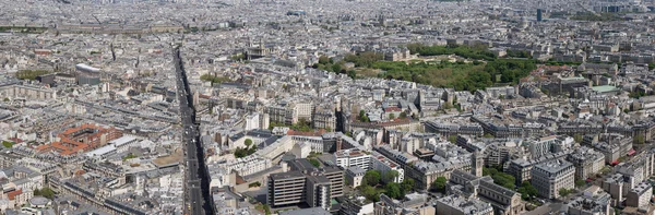 Paysage urbain de Paris vue aérienne panorama — Photo