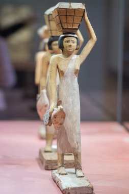 Antik Mısır heykelciği yakın çekim