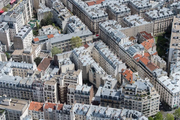 Dachy Paryża i budynku cityview — Zdjęcie stockowe