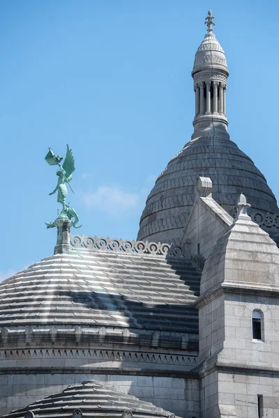 Montmartre Dettaglio cattedrale cupola di Parigi — Foto Stock