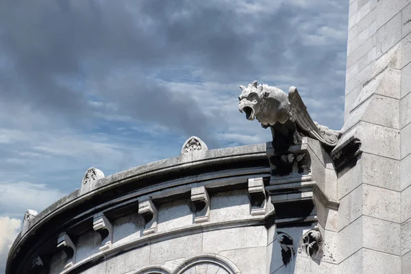 Montmartre Paryż kopuła katedry detal — Zdjęcie stockowe