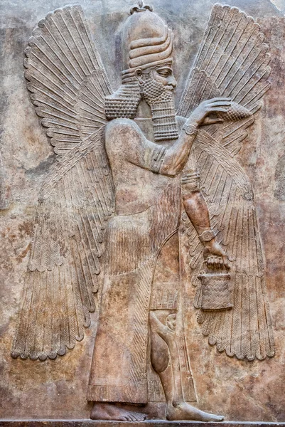 Antike Babylonien und assyria bas relief — Stockfoto