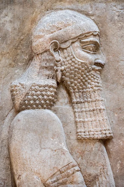 Antik Babylonia ve Asur bas Rölyef — Stok fotoğraf