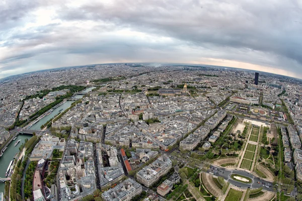 Paris hava görünümünü manzara Panoraması — Stok fotoğraf