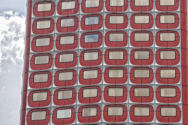 Paris modernes Gebäude Eigentumswohnung Detail — Stockbild Paris france moderne Gebäude-Eigentumswohnung — Stockfoto