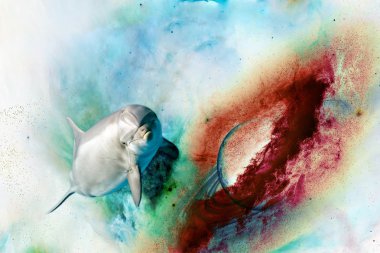 Yunus Uzay Evren arka planda bir bak