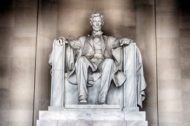 Anıtı, Washington Dc, Washington, ABD - 24 Haziran 2016 - Lincoln heykeli
