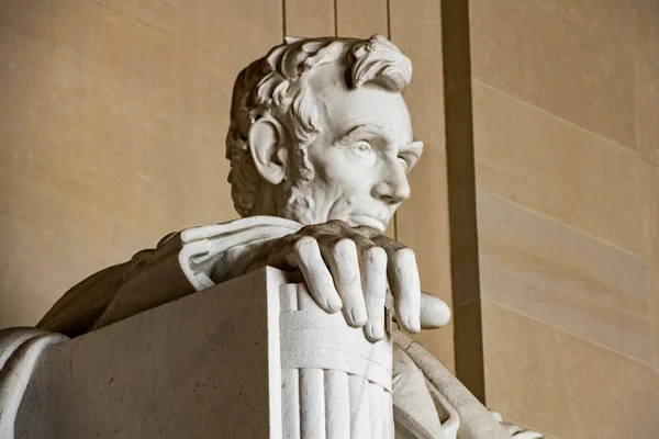 WASHINGTON, EUA - JUNHO 24 2016 - Estátua de Lincoln no Memorial em Washington DC — Fotografia de Stock