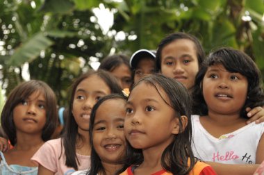 Cebu - Filipinler - Ocak, 1 2013 - yıllık yetim çocuk partisi