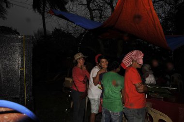 Cebu - Filipinler - Ocak, 1 2013 - yıllık yetim çocuk partisi