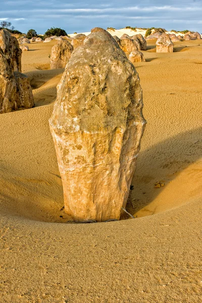 Pináculos parque deserto vista no oeste da Austrália — Fotografia de Stock