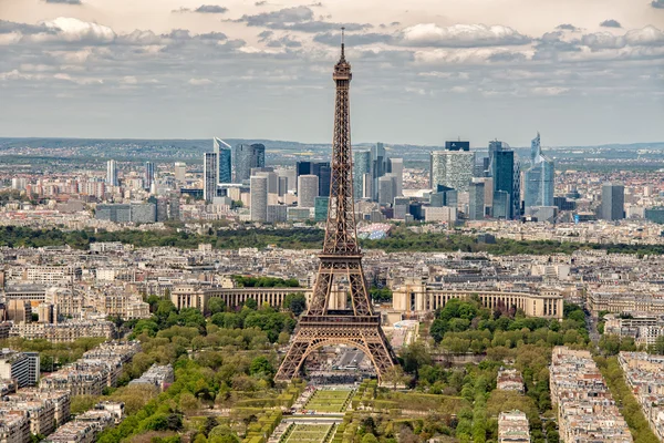 París cielo azul vista aérea paisaje panorama — Foto de Stock