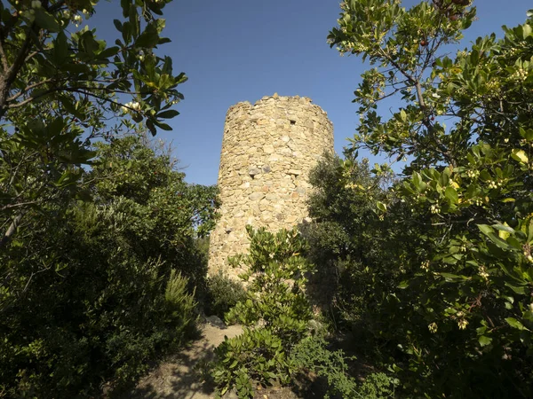 Baffe Point Saracen Tornet Ligurien Italien — Stockfoto