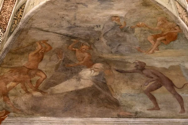 San Daniele Del Friuli San Michele Arcangelo Dome Church Paintings — Stock Photo, Image