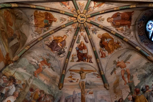 San Daniele Del Friuli San Michele Arcangelo Dome Church Paintings — Stock Photo, Image